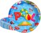 Pool Party Plates Summer Beach Paper Plate for Tropical Theme Decoration